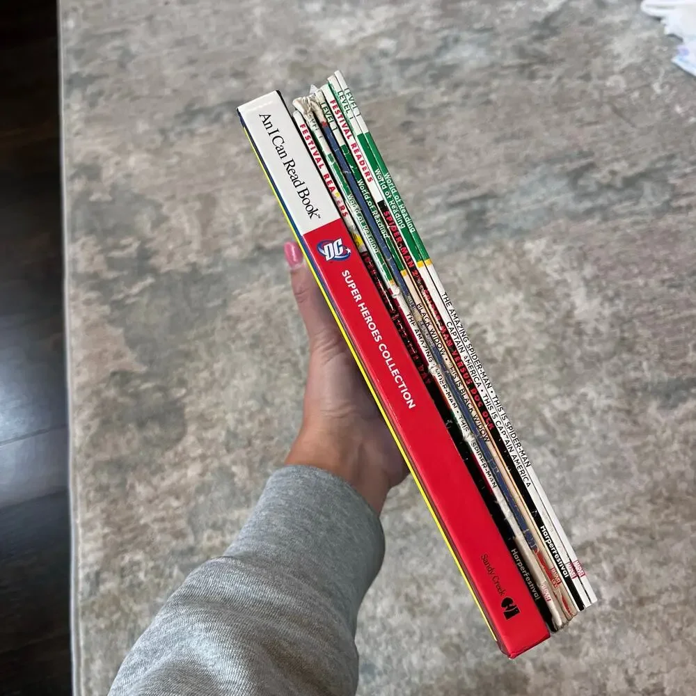 Beginner Reader Super Hero Book Lot